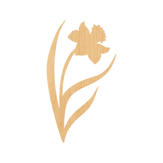 Flower - Laser Cut Out Unfinished Wood Craft Shape FLR92 Flower - Laser Cut Out Unfinished Wood Craft Shape FLR92