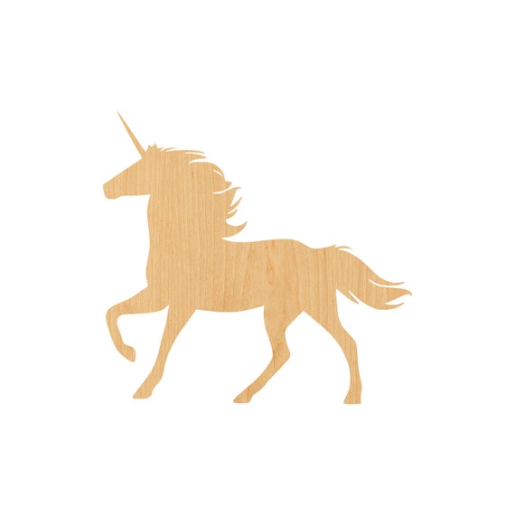 Unicorn - Laser Cut Out Unfinished Wood Craft Shape MYTH105 Unicorn - Laser Cut Out Unfinished Wood Craft Shape MYTH105