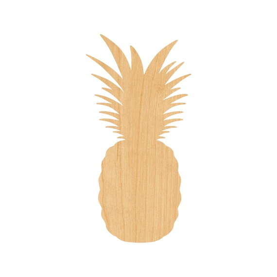 Food Pineapple - Laser Cut Out Unfinished Wood Craft Shape FOD37 Food Pineapple - Laser Cut Out Unfinished Wood Craft Shape FOD37