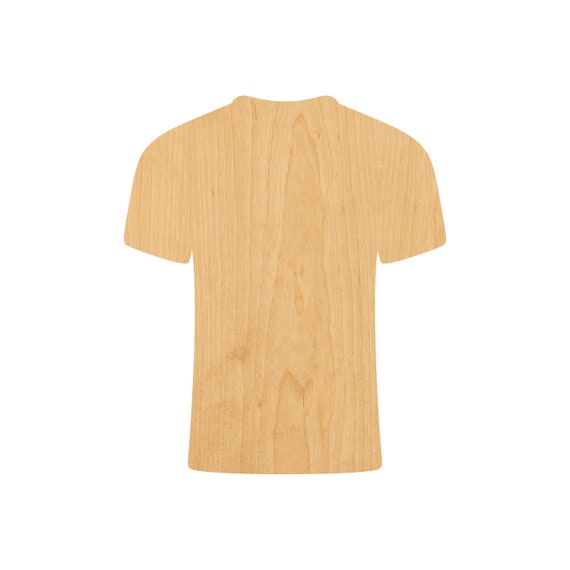 Clothing Shirt - Laser Cut Out Unfinished Wood Craft Shape CLT6 Clothing Shirt - Laser Cut Out Unfinished Wood Craft Shape CLT6