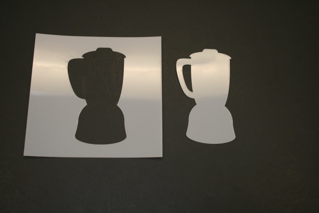 Blender Reusable Mylar Stencil Art Supplies Etsy