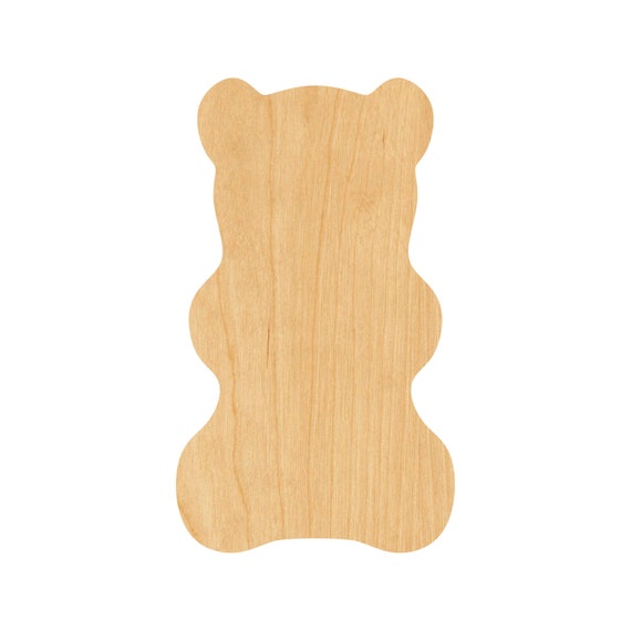 Bear - Laser Cut Out Unfinished Wood Craft Shape BER57 Bear - Laser Cut Out Unfinished Wood Craft Shape BER57