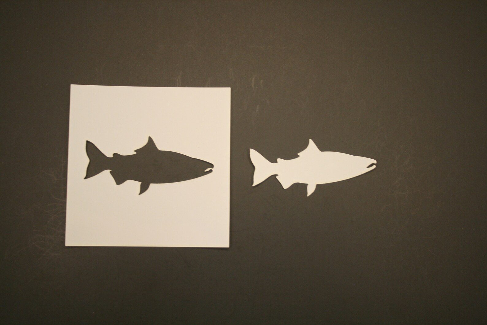 Salmon Reusable Mylar Stencil Art Supplies Etsy