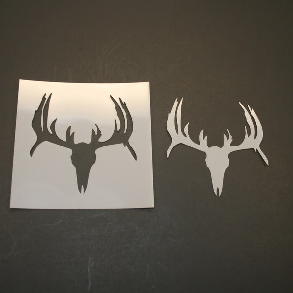 Deer Skull Reusable Mylar Stencil - Art Supplies