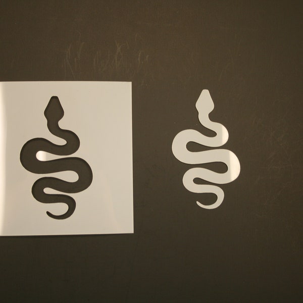Snake Reusable Mylar Stencil - Art Supplies