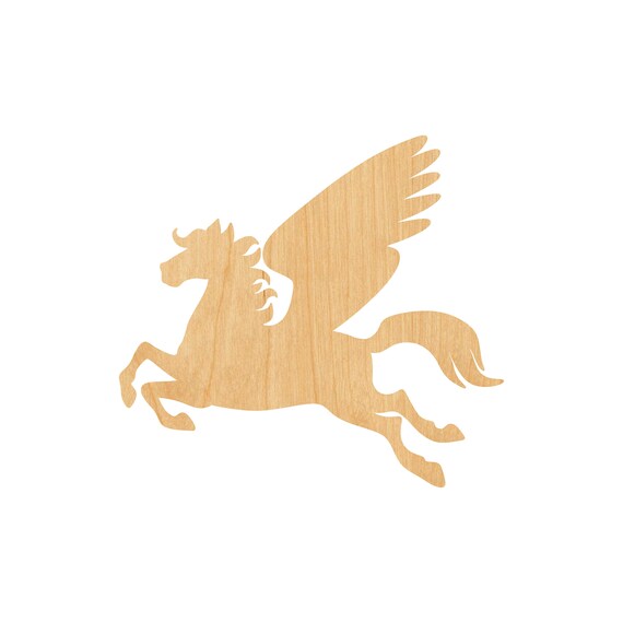 Unicorn - Laser Cut Out Unfinished Wood Craft Shape MYTH73 Unicorn - Laser Cut Out Unfinished Wood Craft Shape MYTH73