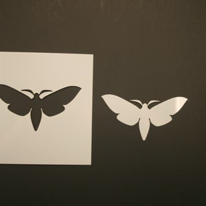 Moth Reusable Mylar Stencil - Art Supplies