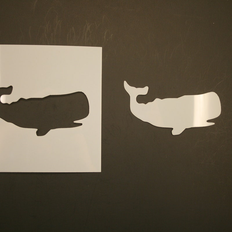 Whale Shadow Whale Stencil Drawing - Etsy