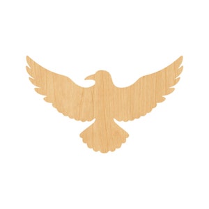 Flying Raven Laser Cut Out Wood Shape Craft Supply – Woodcraft Cutout