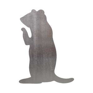 Prairie Dog Steel Cut Out Shape Metal Art Decoration Home Decor Craft Supply