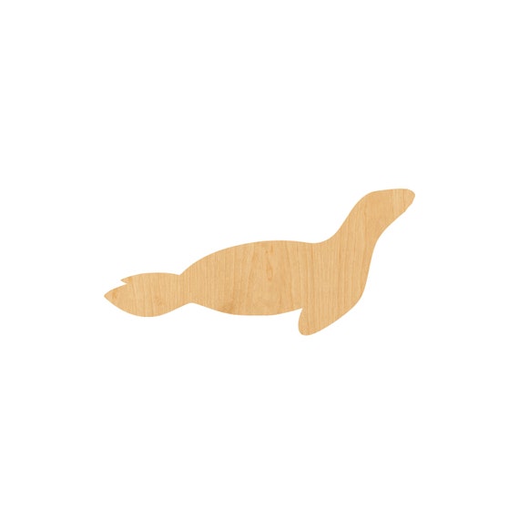 Seal - Laser Cut Out Unfinished Wood Craft Shape ANML66 Seal - Laser Cut Out Unfinished Wood Craft Shape ANML66