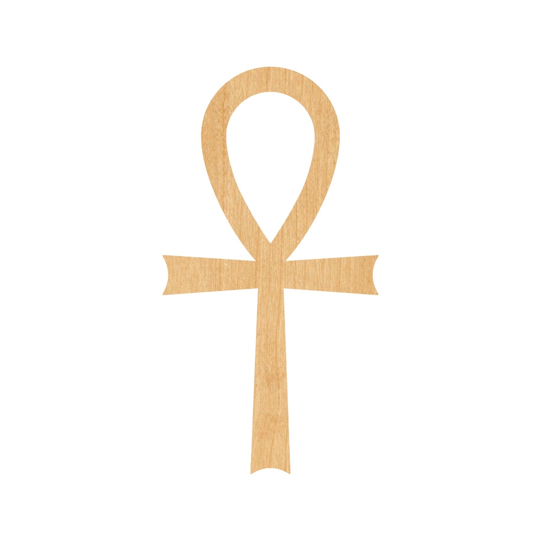 Ankh - Laser Cut Out Unfinished Wood Craft Shape WLD97 Ankh - Laser Cut Out Unfinished Wood Craft Shape WLD97
