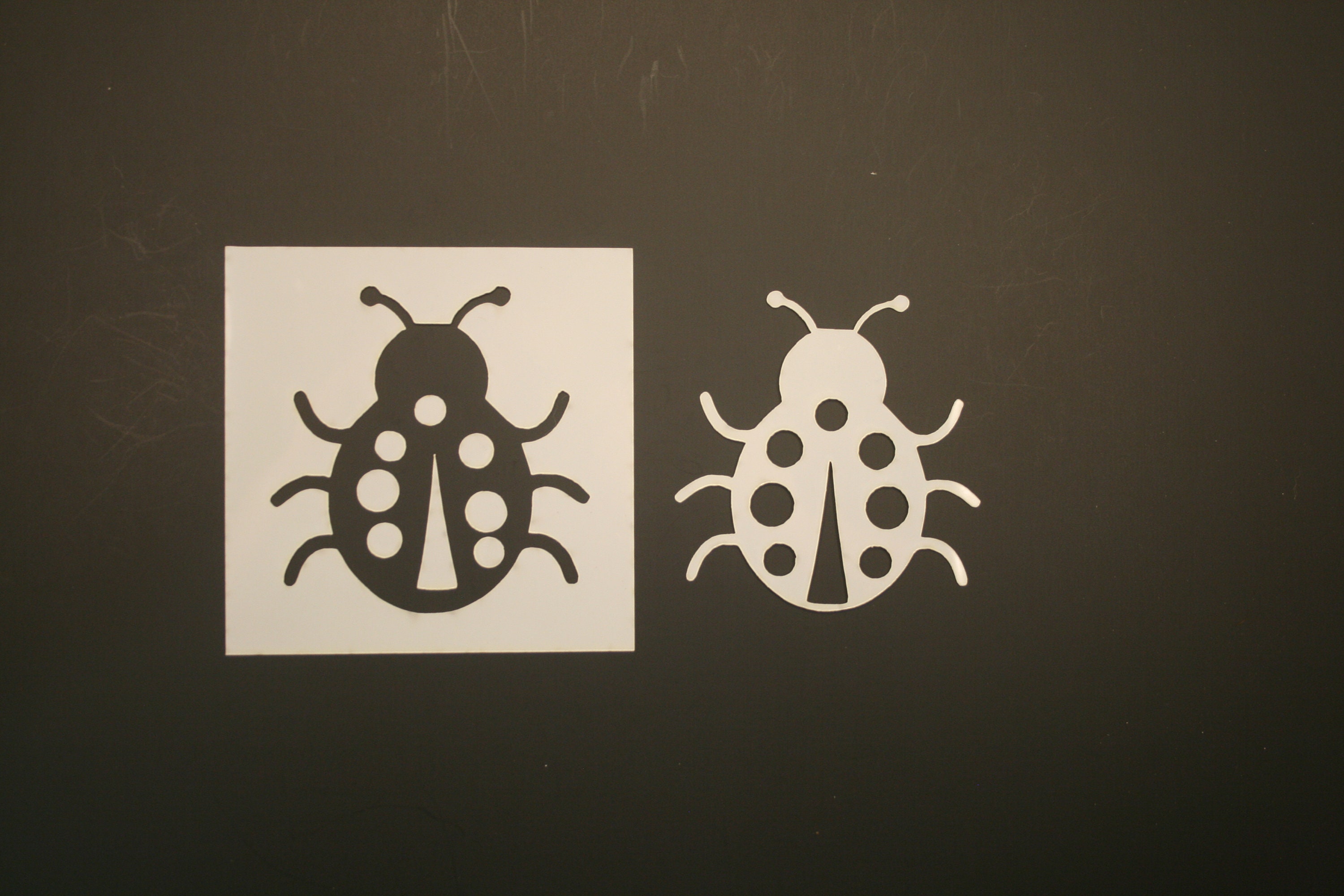 Lady Bug 2 Reusable Mylar Stencil Art Supplies | Etsy