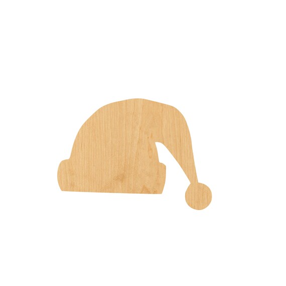 Hat Santa - Laser Cut Out Unfinished Wood Craft Shape XMS35 Hat Santa - Laser Cut Out Unfinished Wood Craft Shape XMS35
