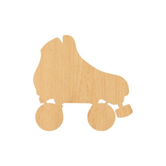 Sport Rollerskating - Laser Cut Out Unfinished Wood Craft Shape SPT116 Sport Rollerskating - Laser Cut Out Unfinished Wood Craft Shape SPT116