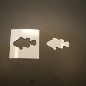 Clown Fish Reusable Mylar Stencil - Art Supplies