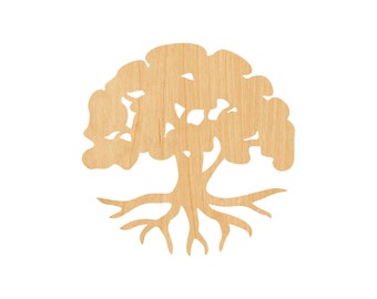 Tree Of Life Laser Cut Out Wood Shape Craft Supply - Woodcraft Cutout