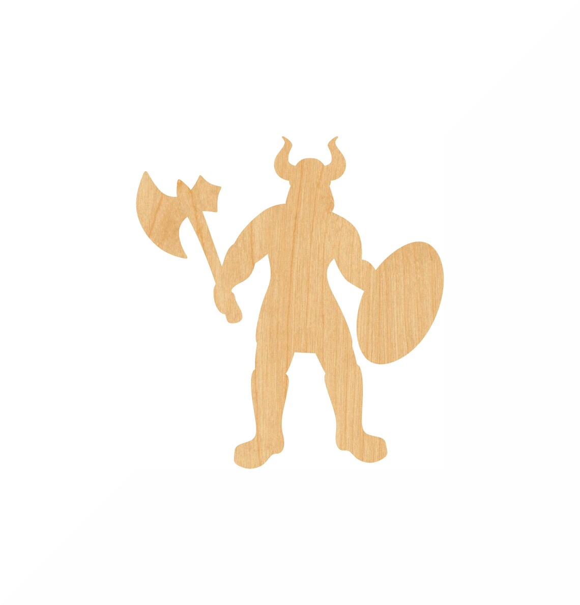 Viking Laser Cut Out Wood Shape Craft Supply Woodcraft Etsy