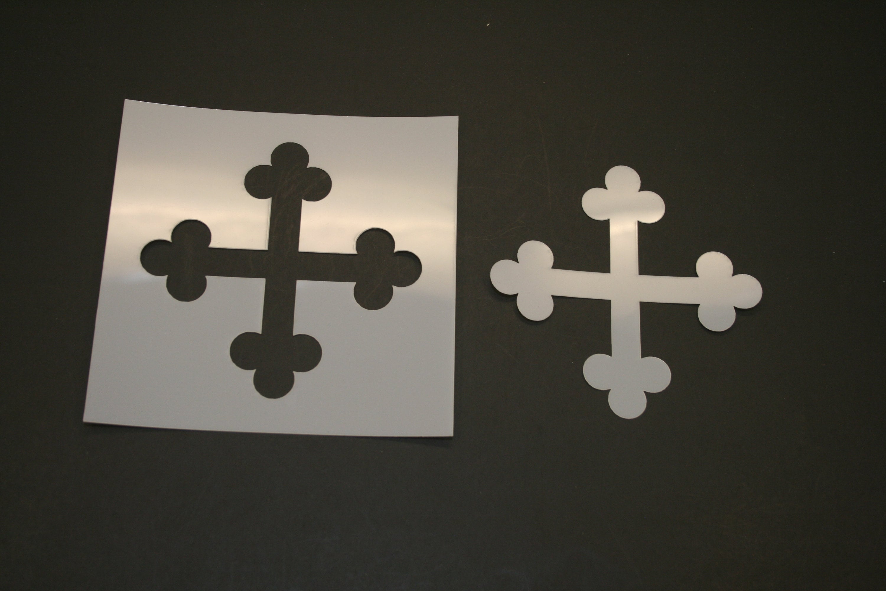 Botany Cross - Laser Wood Shapes