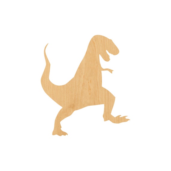 Dinosaur - Laser Cut Out Unfinished Wood Craft Shape DIN5 Dinosaur - Laser Cut Out Unfinished Wood Craft Shape DIN5