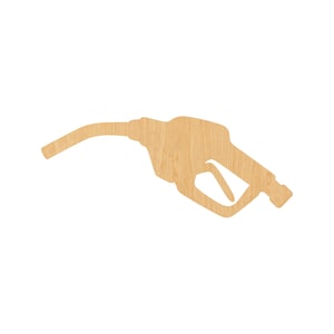 Gas Pump Laser Cut Out Wood Shape Craft Supply - Woodcraft Cutout