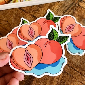 Peaches Sticker