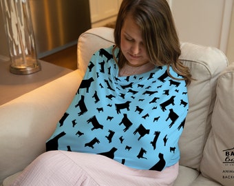 Farm or Rodeo Nursing, Baby Car Seat Canopy Cover - ADDITIONAL COLORS available - Shopping Cart, Highchair Cover, pig, cow, horse, tractor
