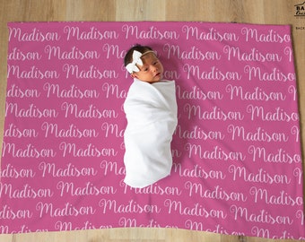 Personalized Baby Name Blanket-  ADDITIONAL COLORS available - fleece minky sherpa, name blanket, teens, kids, baby