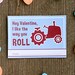 PRINTABLE Tractor Valentine Card for Kids INSTANT DOWNLOAD Valentine's ...
