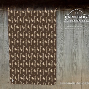 Personalized Rodeo Roper Throw Blanket- Farm Bedding, Fleece Minky ...