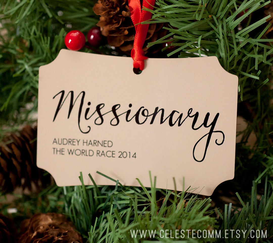 Missionary Christmas Ornament 