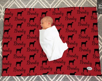 Personalized Show Sheep Blanket- market lamb nursery, swaddle receiving blanket, stock show baby shower gift, fleece minky sherpa knit