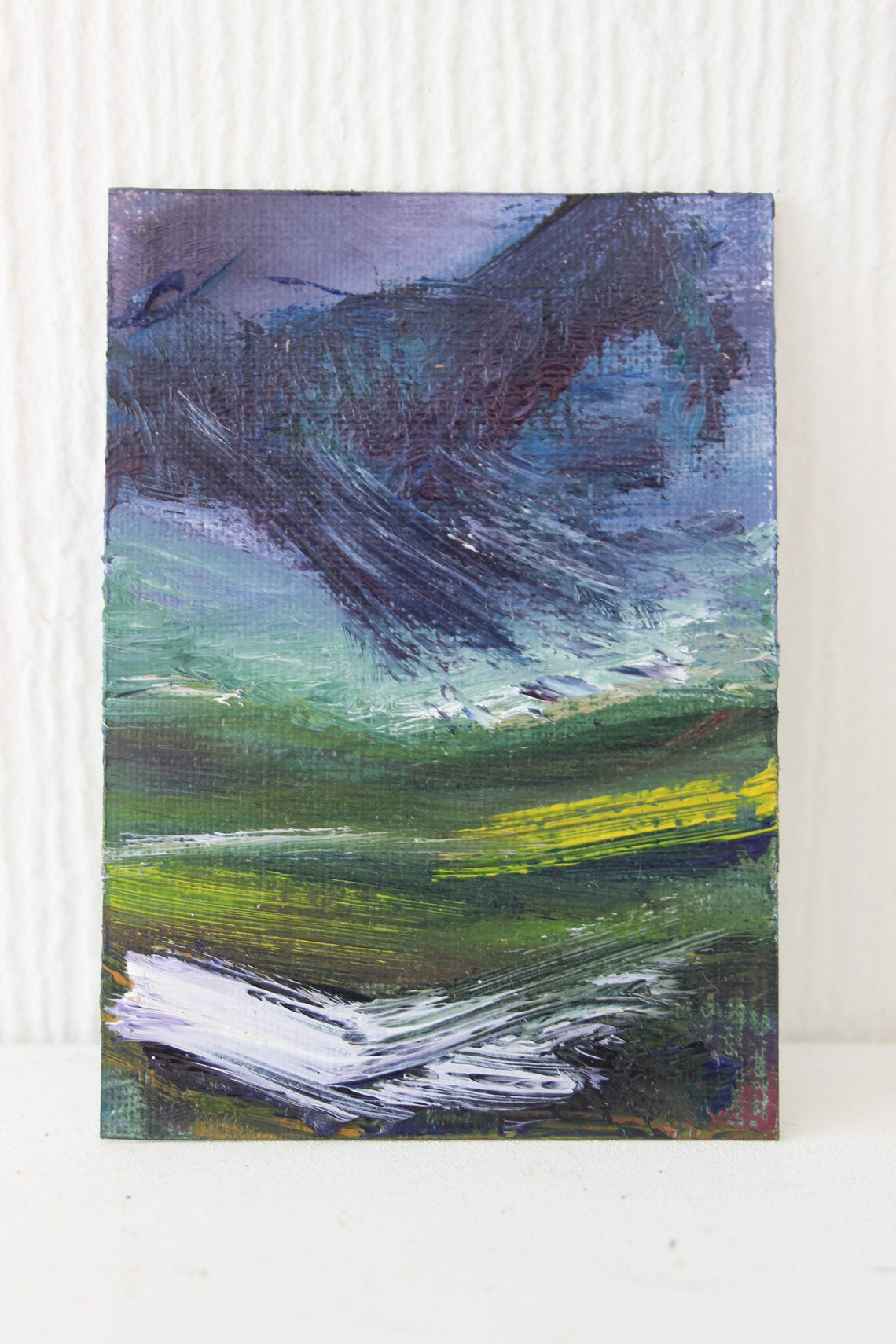 Abstract Landscape Small Painting. Irish art an original Etsy