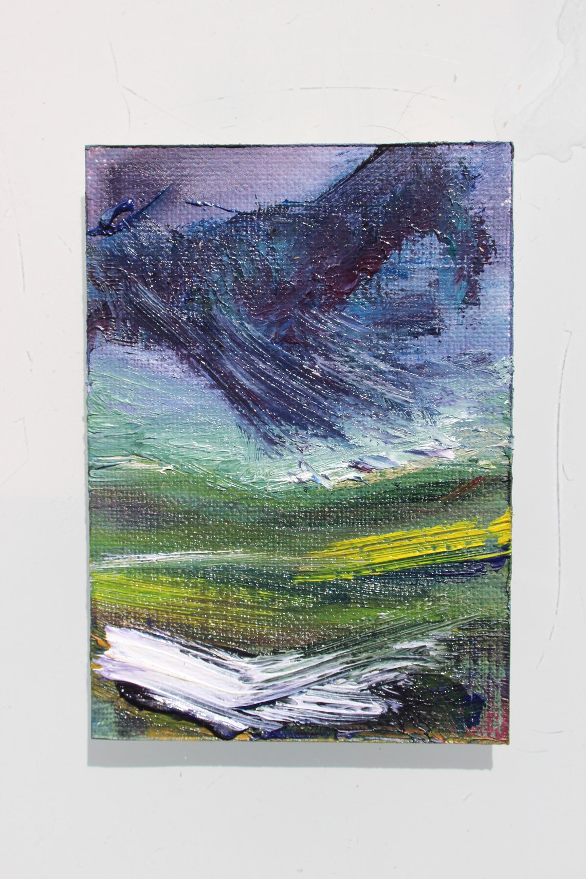 Abstract Landscape Small Painting. Irish art an original Etsy