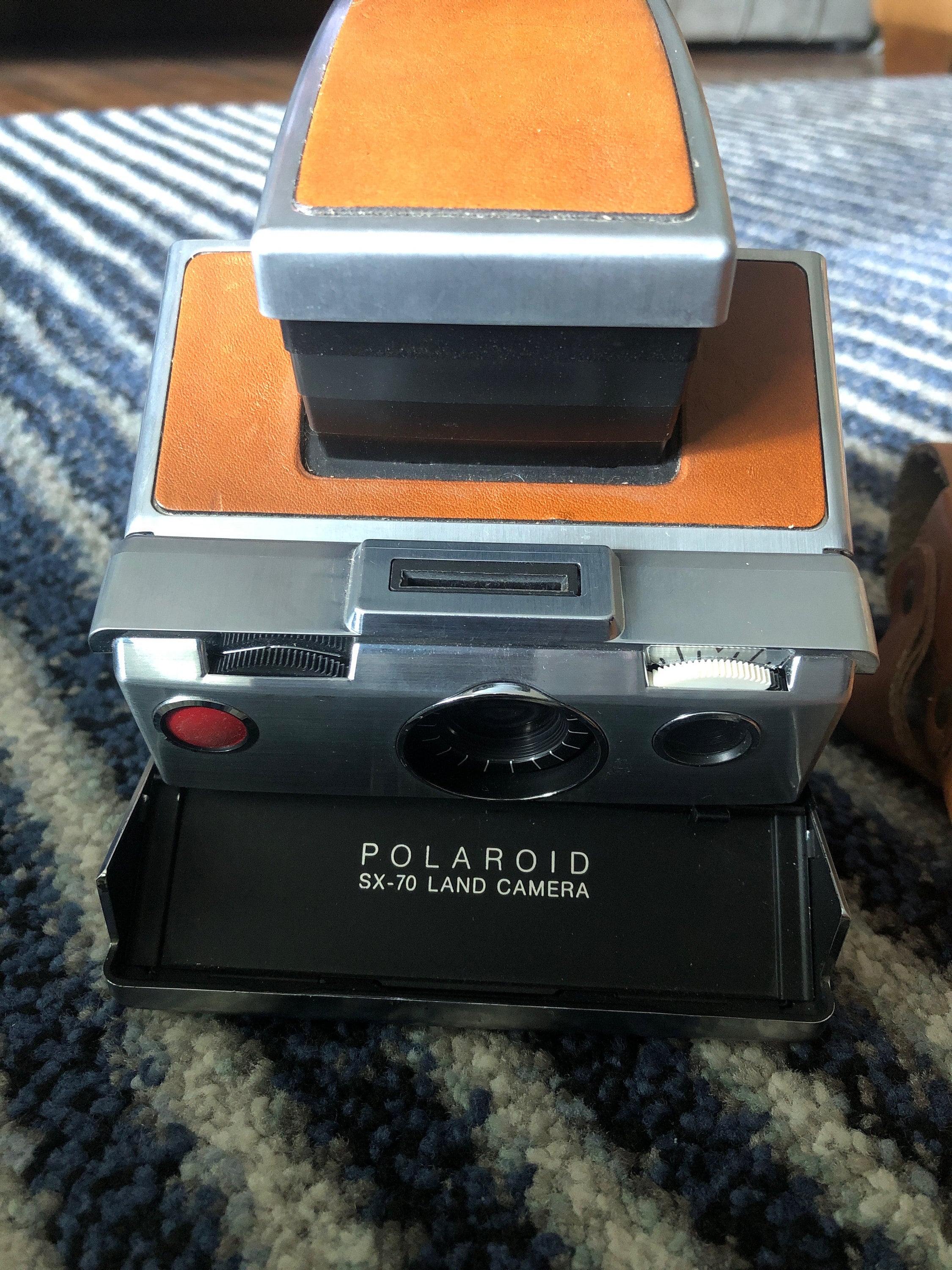 Polaroid Vintage SX-70 Land Camera With Leather Case - Etsy