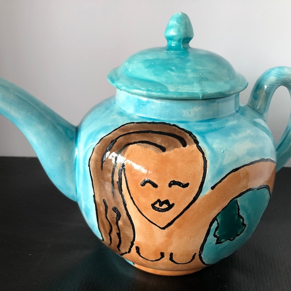 Large Teapot - Etsy