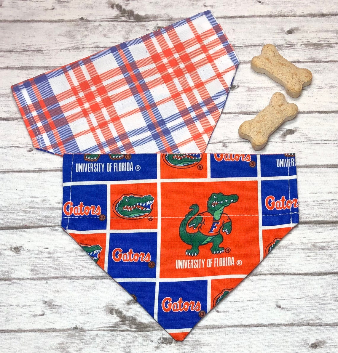 Florida Gators Dog Bandana Football Reversible Slide On Etsy