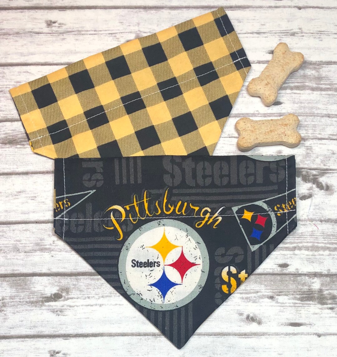 Steelers Dog Bandana
 Pittsburgh Steelers Dog Bandana Pittsburgh Football Dog Bandana