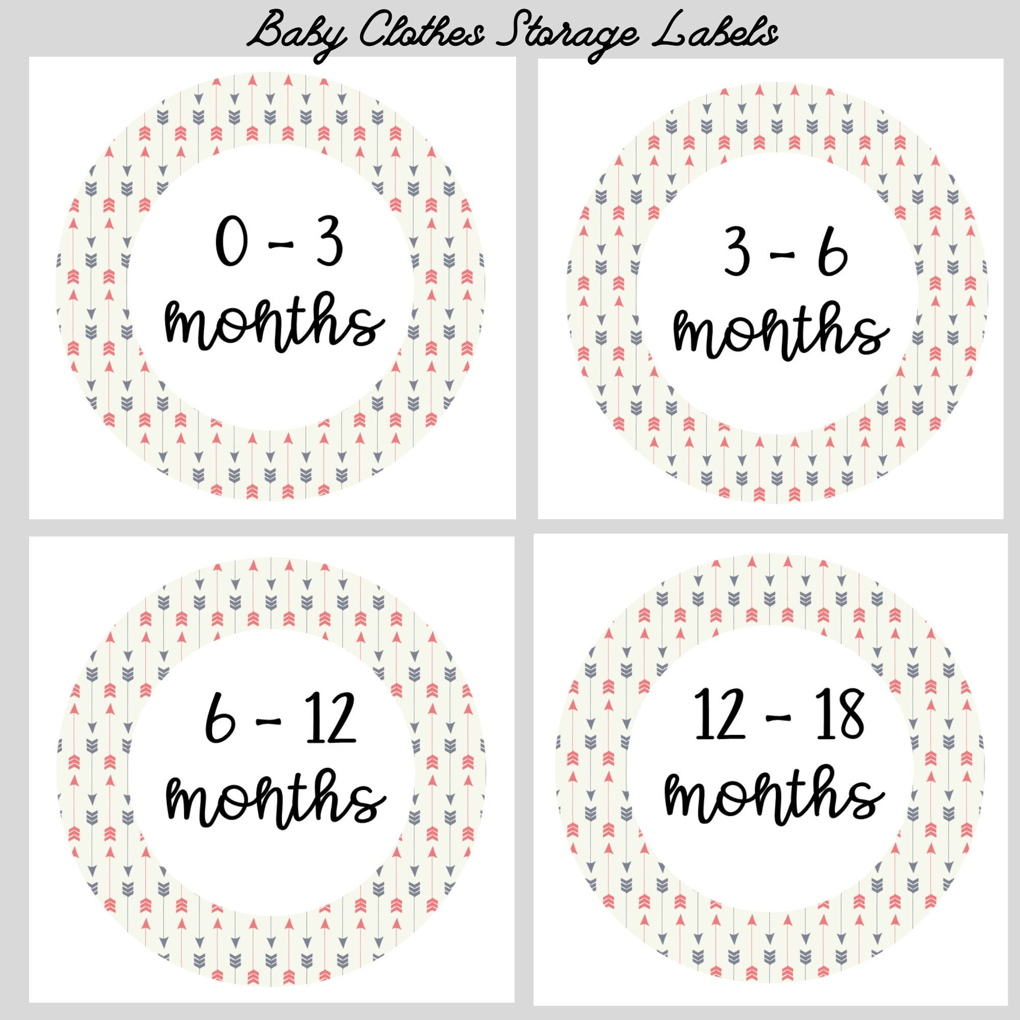 Baby Clothes Organization Nursery Organization Storage Etsy España