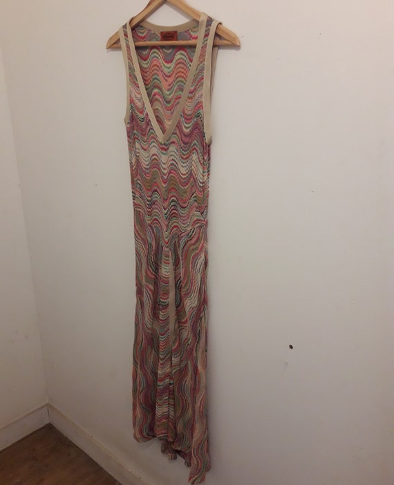 Rare Vintage Multicoloured Missoni Knit Dress