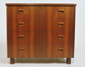 Arne Wahl Iversen Danish Modern Teak Secretary Desk Model 70 Etsy