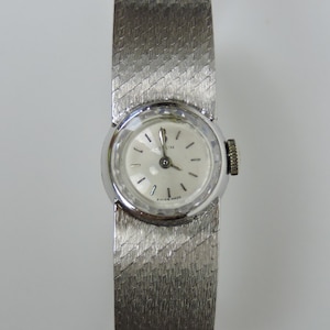 Corum Swiss 18K White Gold Mid Century Modern Ladies Women’s Watch