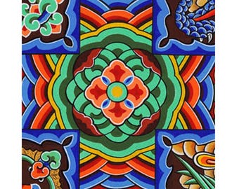 Korean Traditional Pattern Coloring Pages