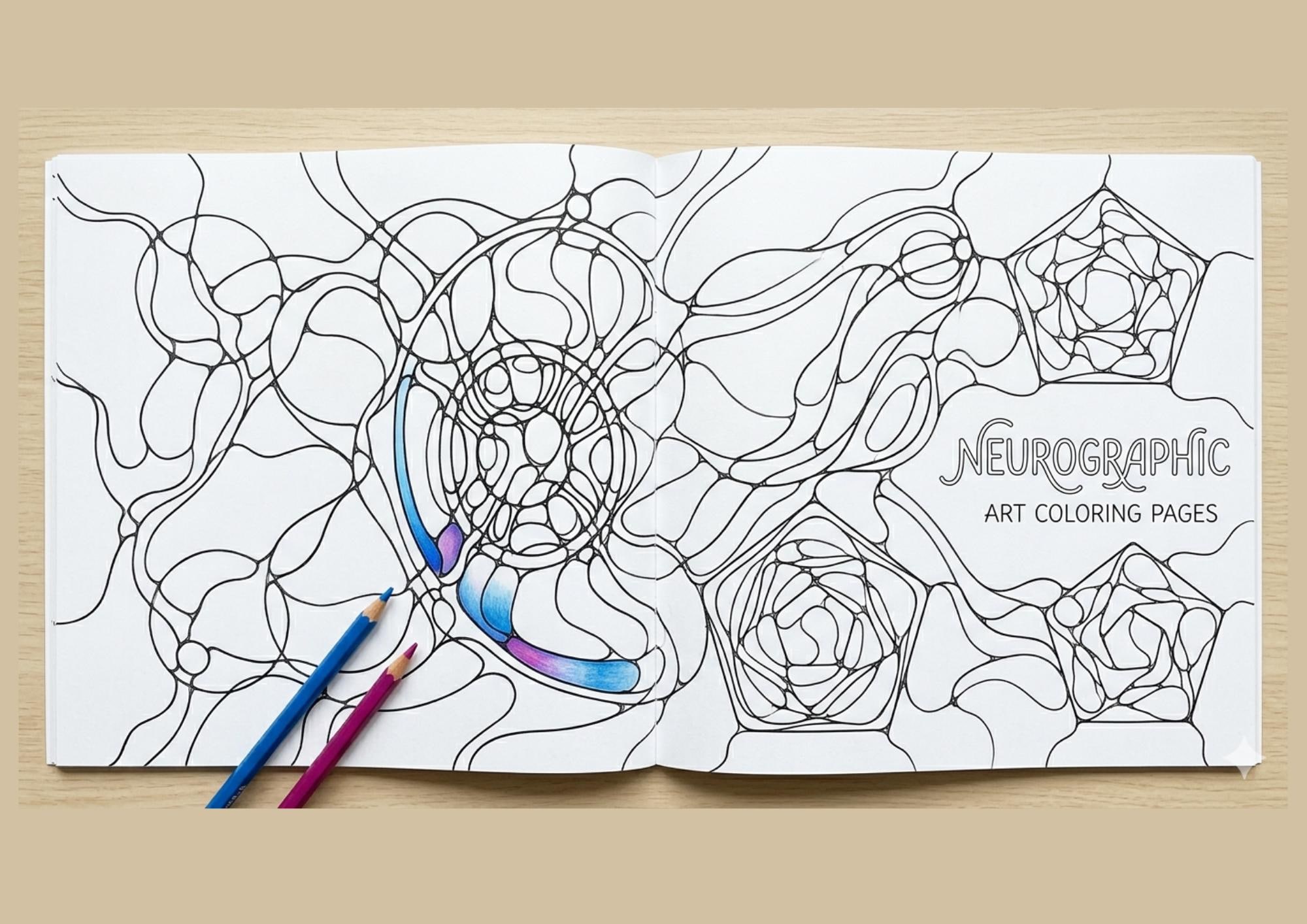 Neurographic art print - Etsy 日本