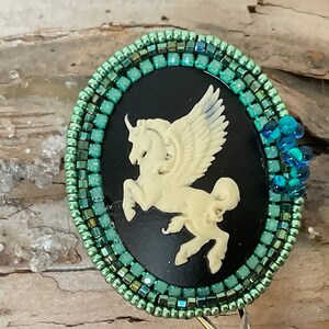 Pegasus Badge Reel: Mythical Bling Retractable Badge Holder