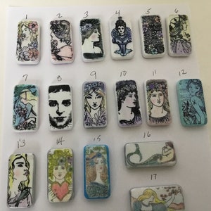 Cabochons- domino cabochons-  goddess cabochons- embroidery cabochons- pendants -crafts- jewelry making-pendants  jewelry
