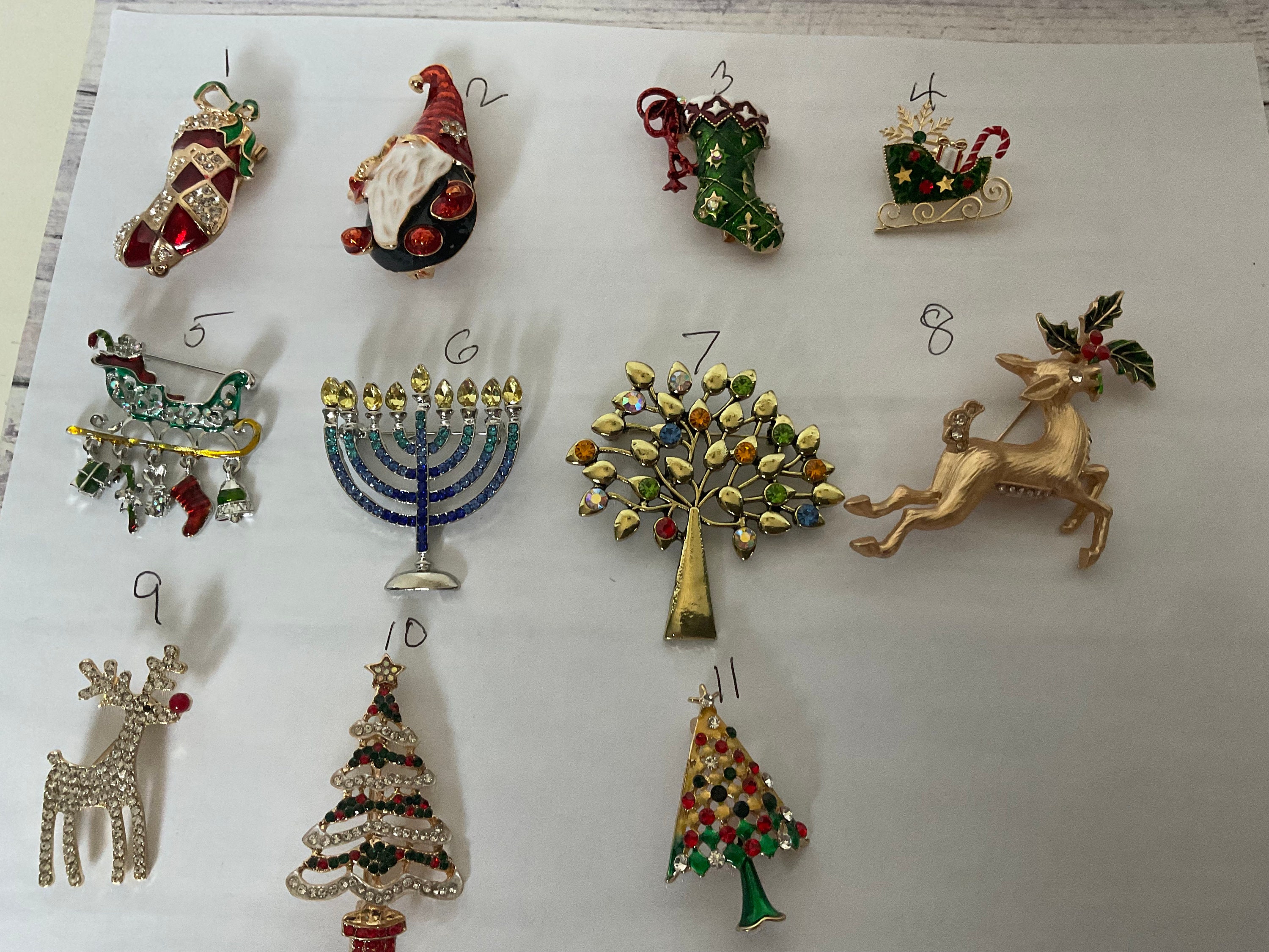 Gerry's Xmas Brooch - Etsy