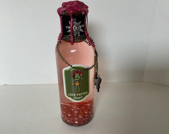 Color Changing Halloween Potion Bottle, Alchemy Apothecary Decor