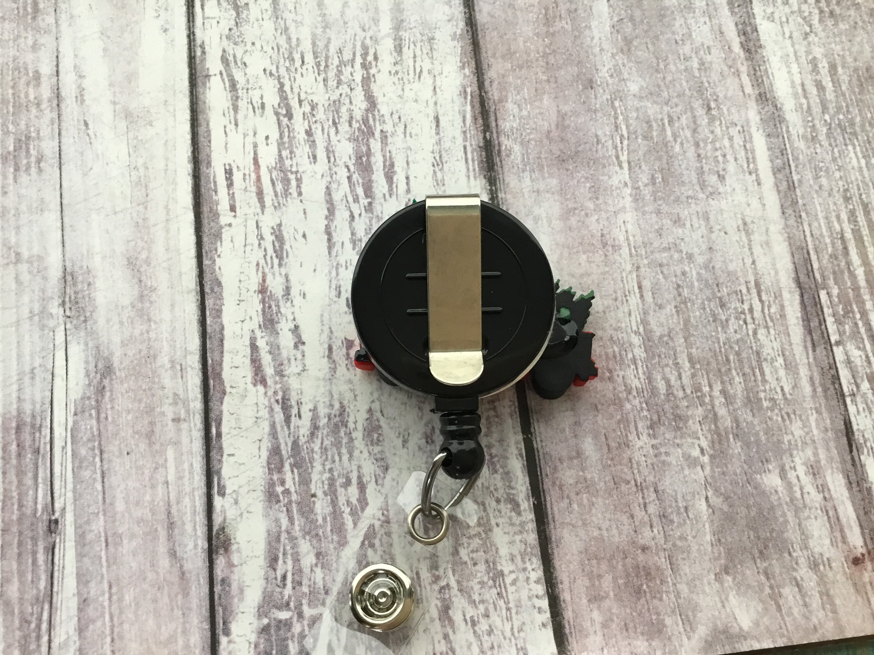 Christmas Trees Badge Reelcustom Badge Reel Badge Holder Etsy