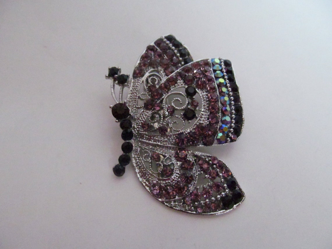 Alloy Flower Butterfly Bird Bridal Hair Clips & Earrings